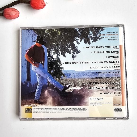 John Michael Montgomery Kickin' It Up (1994 Atlantic Records) Audio CD - Picture 3 of 5